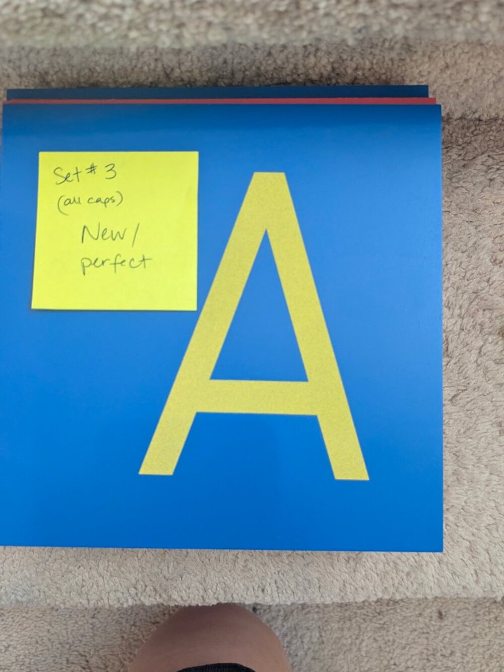 Montessori Capital Sandpaper Letters - Picture 7 of 7